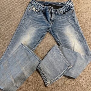 Women's Boot Cut Jeans in Light Blue